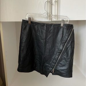 Zara Pleather Miniskirt